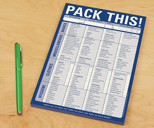 Knock Knock Pack This Pad