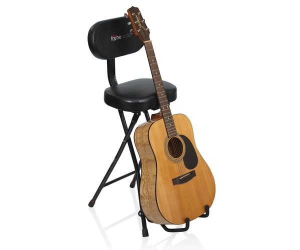 2-in-1 Guitar Stand and Seat