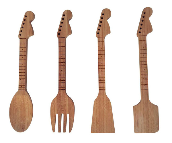 Bamboo Guitar Neck Utensils