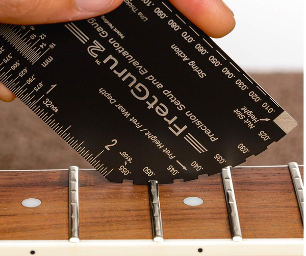 FretGuru String Action Gauge Guitar Ruler