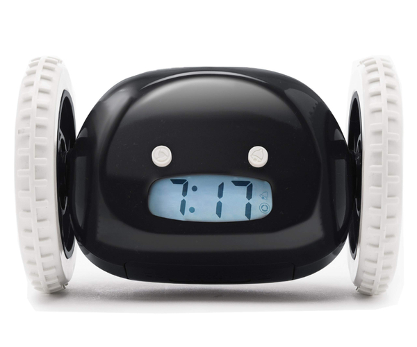 Clocky Alarm Clock on Wheels