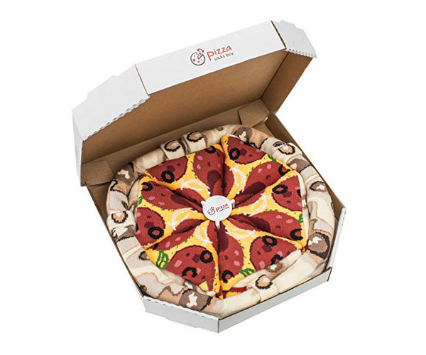 Pizza Socks Box