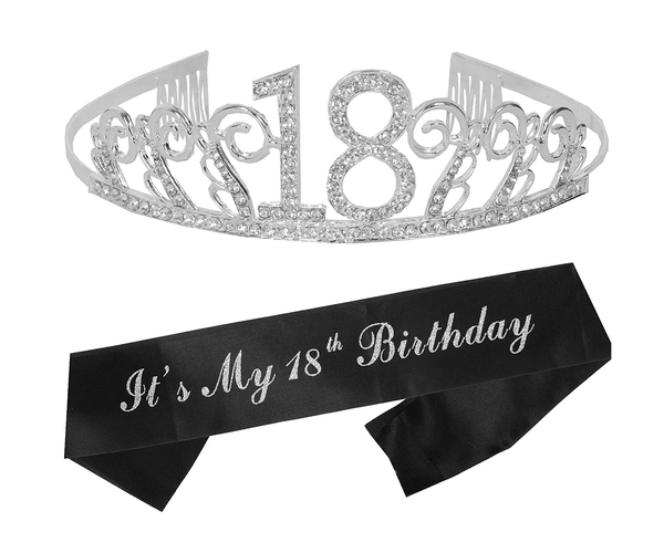 18th Birthday Tiara and Sash