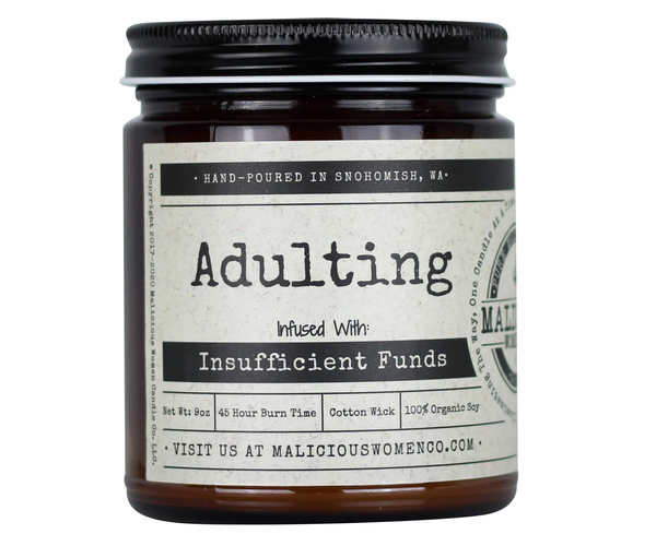 Adulting Candle