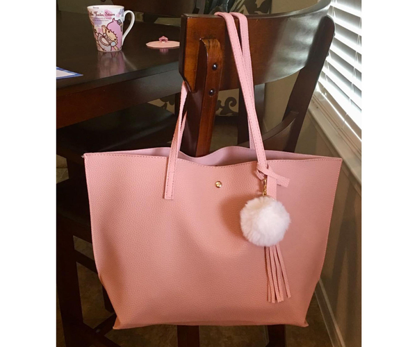 Faux Leather Tote