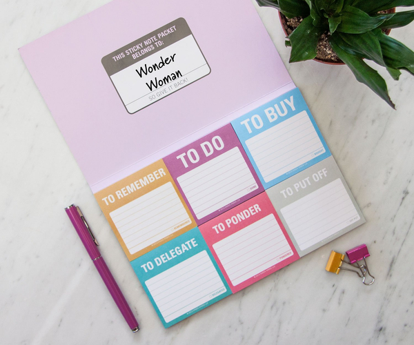 To Accomplish Sticky Notes Packet