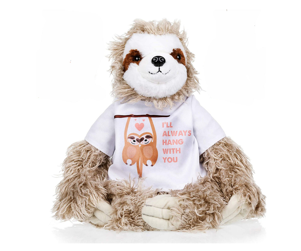 I'll Always Hang with You Sloth Plush