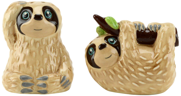 Sloth Salt and Pepper Shakers