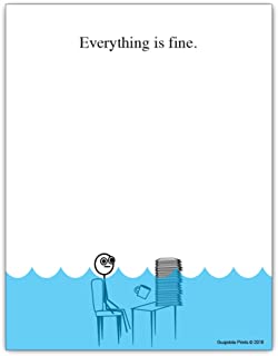 Everything is Fine Paper Note Pad