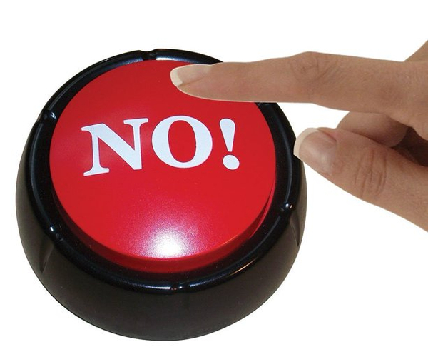 The Big Red NO! Button