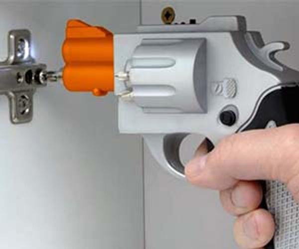Gun-Shaped Screwdriver