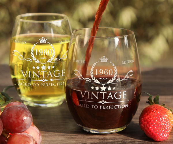 Aged to Perfection Wine Glass