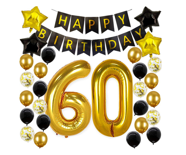 Gold Birthday Celebration Decor