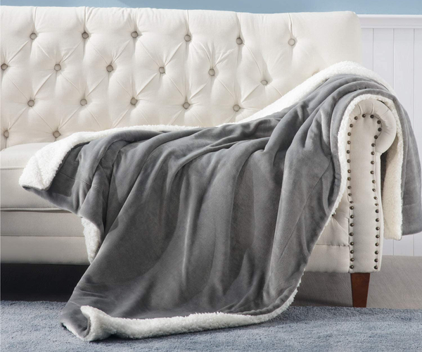 Sherpa Fleece Throw