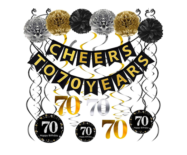 Cheers to 70 Years Party Pack