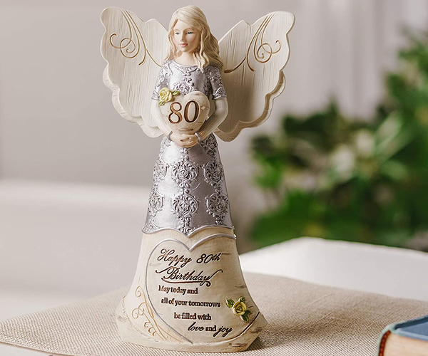 80th Birthday Guardian Angel Statue
