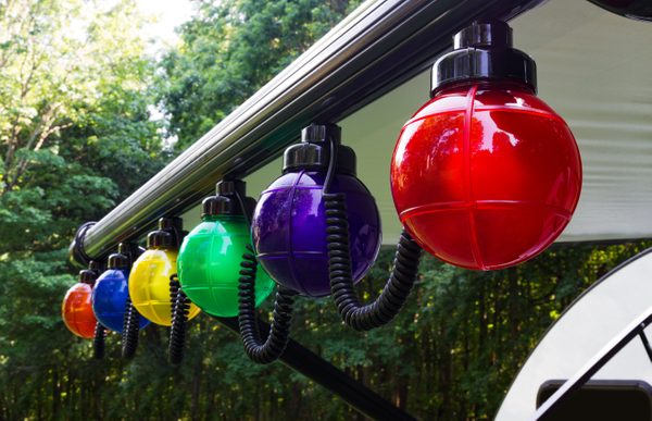 Decorative RV Awning Globe Lights