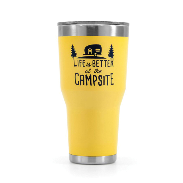Life is Better at The Campsite Stainless Steel Tumbler