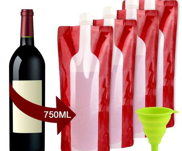 Portable Wine Bottle Bag Flasks