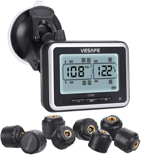 Wireless Tire Pressure Monitoring System For RVs