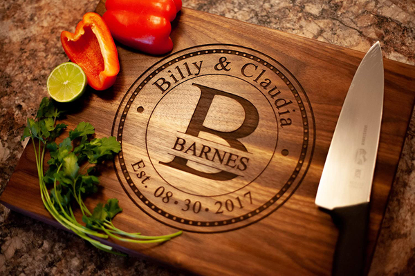 Personalized Wood Cutting Board