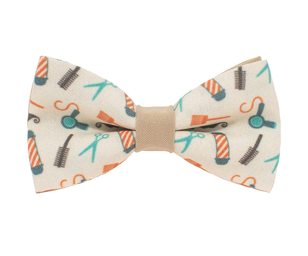 Barber Themed Bow Tie