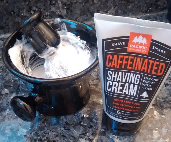 Caffeinated Shaving Cream