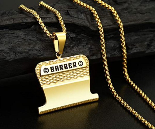 Men's Barber Pendant Necklace