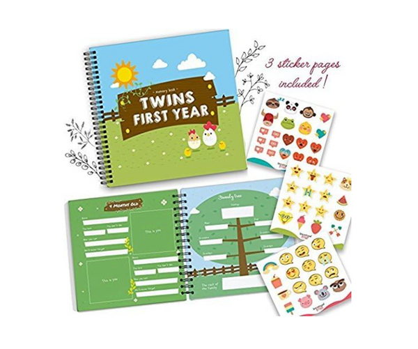 Twins First Year Sticker Scrapbook