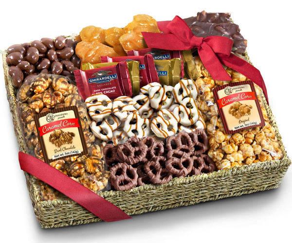 Chocolate Caramel and Crunch Grand Gift Basket