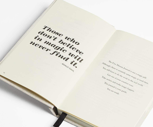 The Five Minute Journal: A Happier You in 5 Minutes a Day