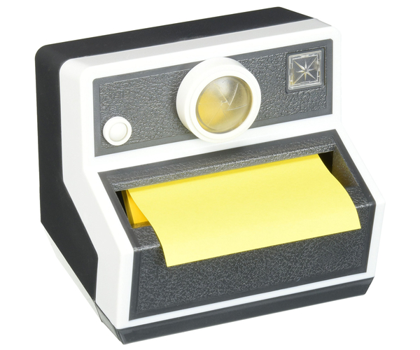 Camera Post-It Note Dispenser
