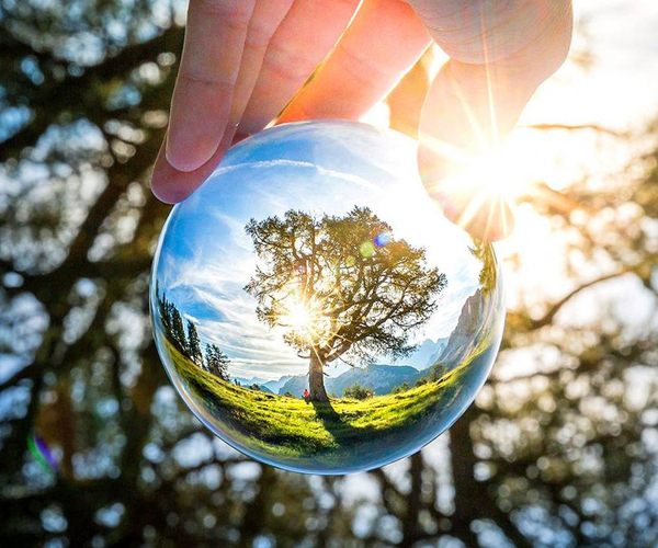 Spherical Crystal Clear Lensball