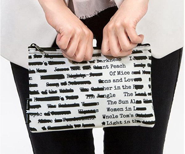 Banned Books Zippered Pouch
