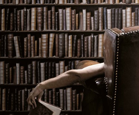 Bookcase Wallpaper