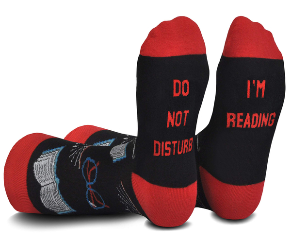 Do Not Disturb, I'm Reading Socks