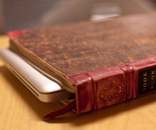 Leather Book Case for MacBook