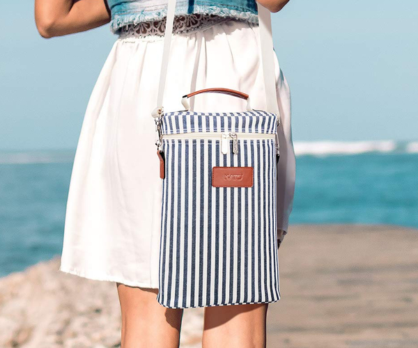 Insulated Wine Bottle Tote