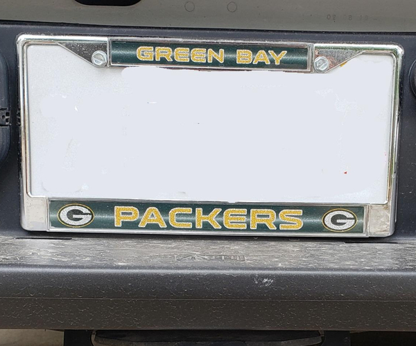 Bling Chrome License Plate Frame