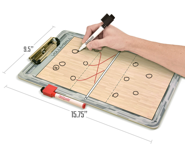 2-Sided Dry Erase Coaching Clipboard
