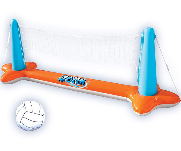 Inflatable Pool Float Set Volleyball Net