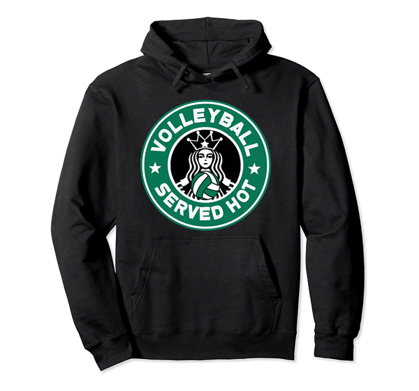 Volleyball Served Hot Hoodie