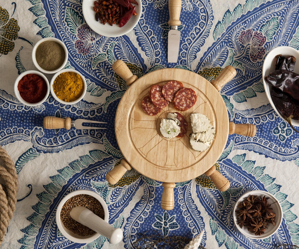 Nautical Charcuterie Board and Toolset