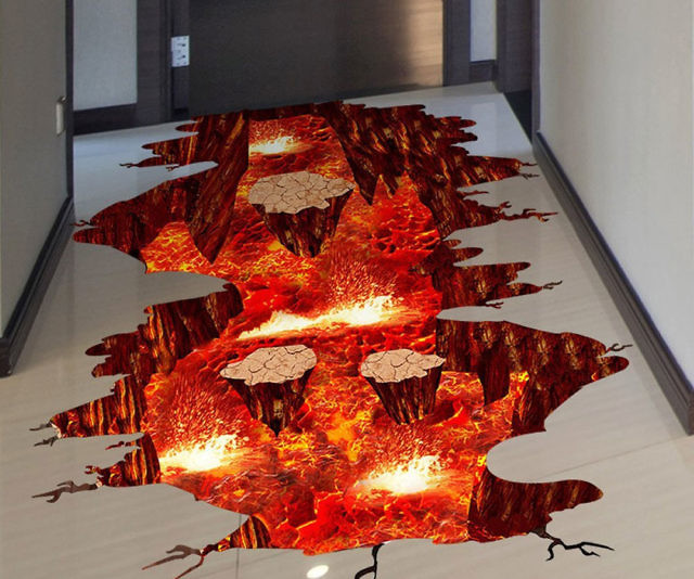 The Floor Is Lava Floor/Wall Decal