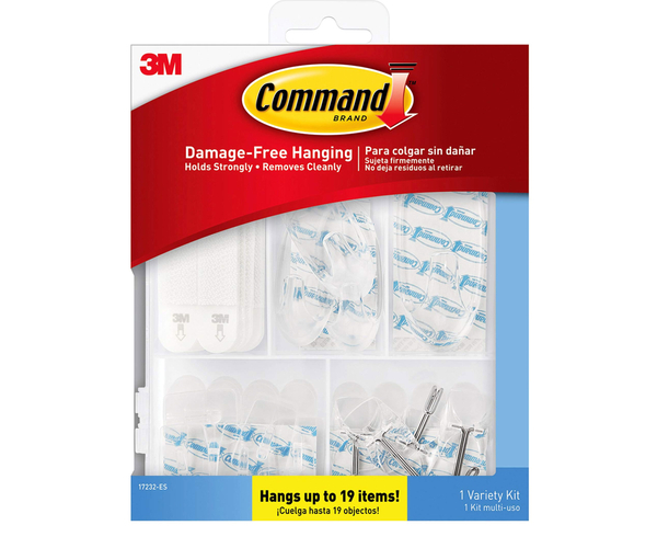 3M Command Strips Variety Pack