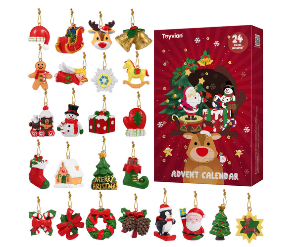 Christmas Tree Ornament Advent Calendar