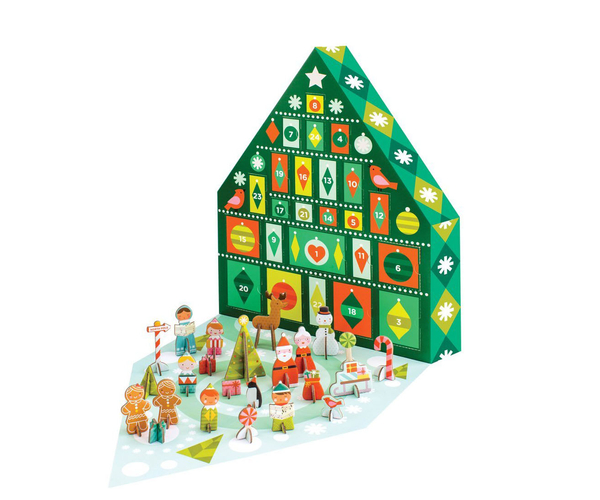 Petit Collage Tree Pop-Out Advent Calendar