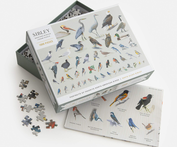 Sibley Backyard Birding 1000pc Puzzle