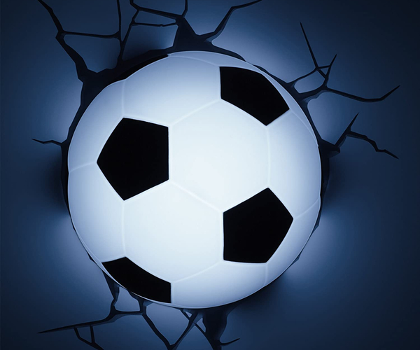 3D Soccer Ball Lamp