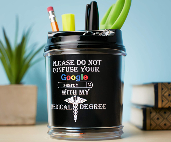 Do Not Confuse Your Google Funny Pen Cup